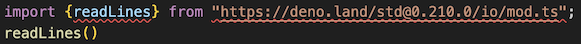 Trying to use the io.readLines and failing